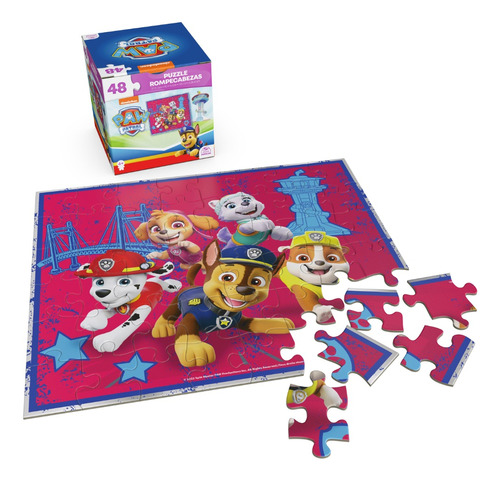 Paw Patrol - Cube Puzzle 48 Piezas Rosa - 98402