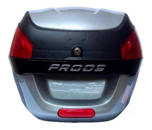 Bauleto Bau Moto Para Bagageiro 29 Litros Proos - Preto
