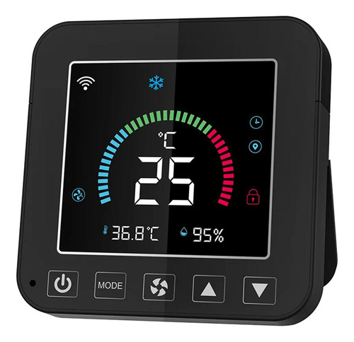 Panel Lcd Con Wifi Para Clima, Mxycb-005, 5 Pzas, Lcd, Negro