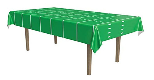 Mantel De Fútbol (1 Unidad), Color Verde