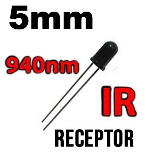 Receptor Infrarrojo 940nm 5mm Control Remoto Arduino Pic