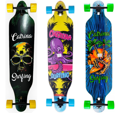 Patineta Longboard Freeride Longboards Catrina Sliding Pro