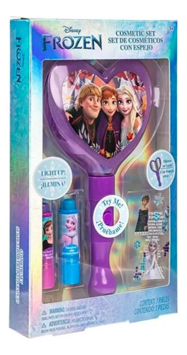 Set De Cosméticos Con Espejo Townley Frozen Para
