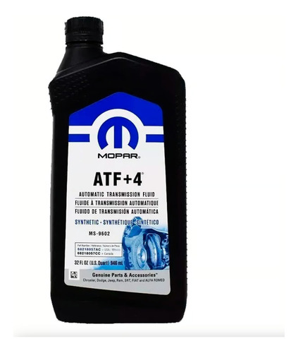 Aceite Transmisión Automática Atf+4 Mopar 946 Ml