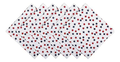 Dii America Na Stars Collection Mesa, Servilletas, 20x20, 6 