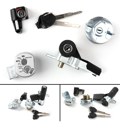 Ignition Switch Fuel Cap Cerradura Keys Para Honda Nps50