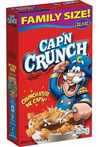 Dulce, Cereal Americano Importado Cap N Crunch®