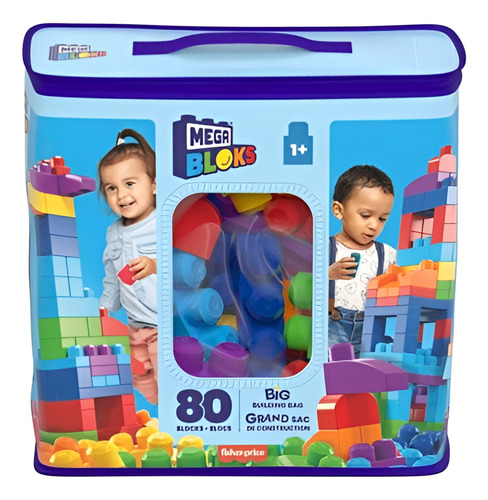 Mega Bloques Kit De Construccion Gigantes 80 Pzs