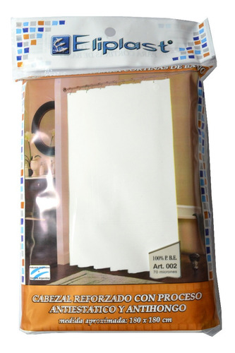 Imagen 4 de 6 de Protector Cortina Baño Antihongos 180x180 Cm 70 Micrones