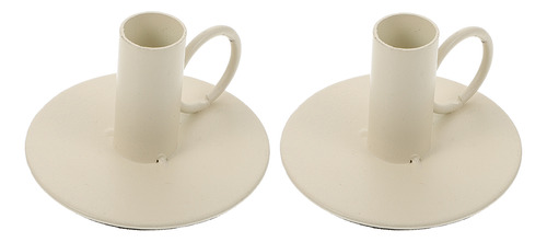 Adorno De Mesa De Hierro Forjado Negro Con Soporte Para Taza