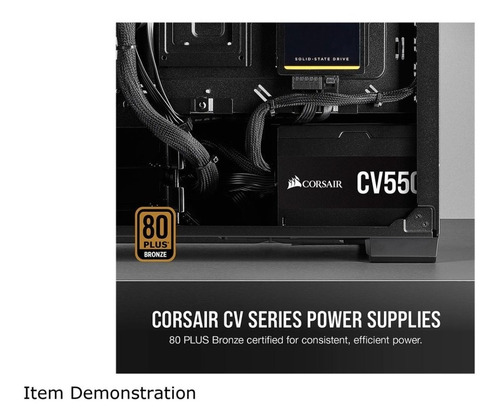 Fuente De Poder Corsair Cv550 Bronce Certificada 550 Watts