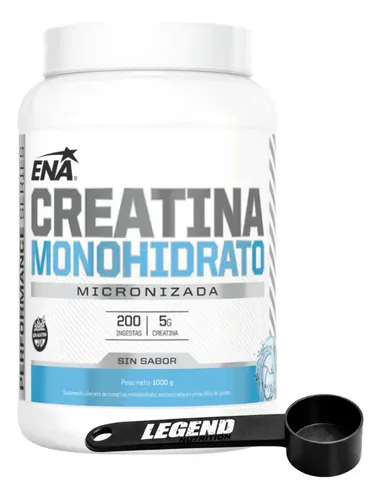 Creatina ENA Sport Legend Nutrition en polvo Sin sabor x 1kg