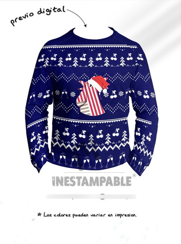 Suéter Navideño Ugly Sweater Navidad Personalizado Tu Logo