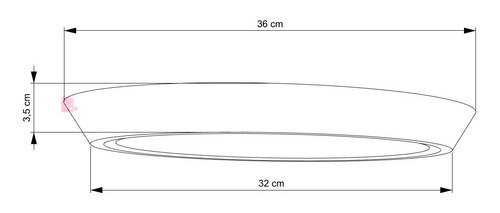 Plafón Techo Fit Big Madera Torneada Lampara Led