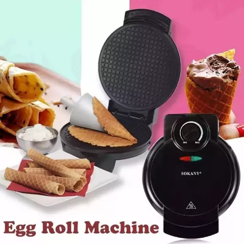 GENERICO Máquina Para Hacer Waffles Conos De Helado Cuchufli Galleta