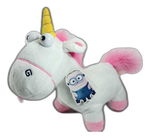 Peluche Fluffy Unicornio Importado 27x30 Cms