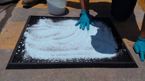 Polvo Sanitizante Para Tapete Cubeta Powder Quat
