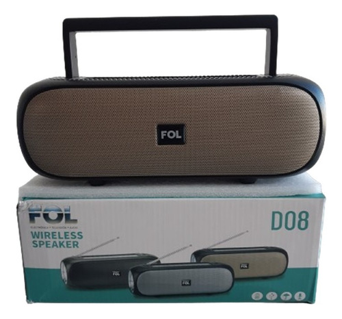 Bocina Solar Radio Linterna Bluetooth Fold08