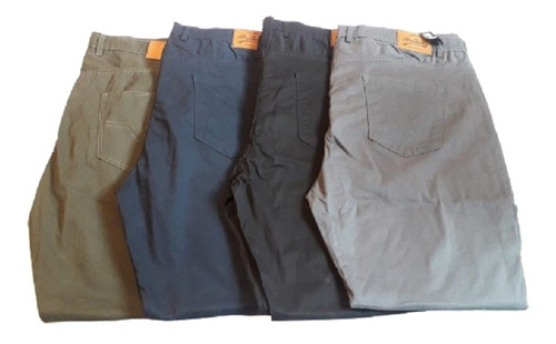 Pantalón De Gabardina De Algodón Corte Jean