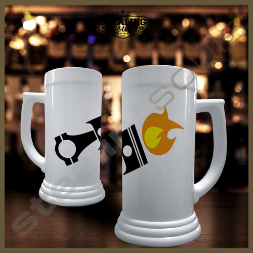 Chopp Plastico Cerveza | Fierrero #666 | Birra / Biela / Piston / Bujia / Turbo / Muffler / Escape / 1/4 Milla / Racing