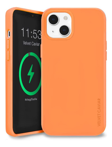 Funda Velvet Caviar Para iPhone 14 Plus (naranja)