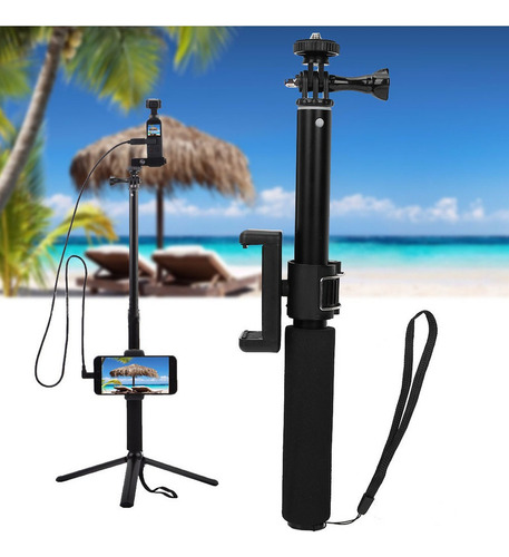 A For Osmo Pocket Gimbal Extension Camera Selfie Stick