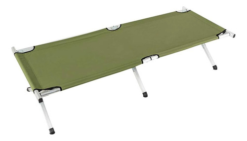 Catre Plegable Para Campismo Con Bolsa Transportable Color Verde