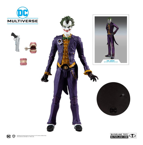The Joker Batman Arkham Asylum Detalles Empaque