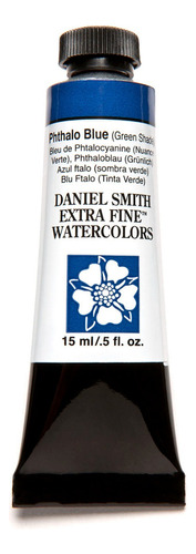 Pintura Acuarela Daniel Smith 15ml Extrafina Serie 1 Color Phthalo Blue Green Shade