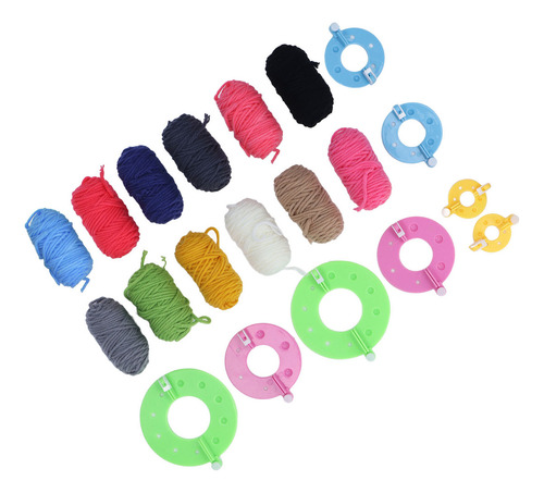 Máquina Para Hacer Pompones De Hilo, 4 Tamaños Diferentes, F