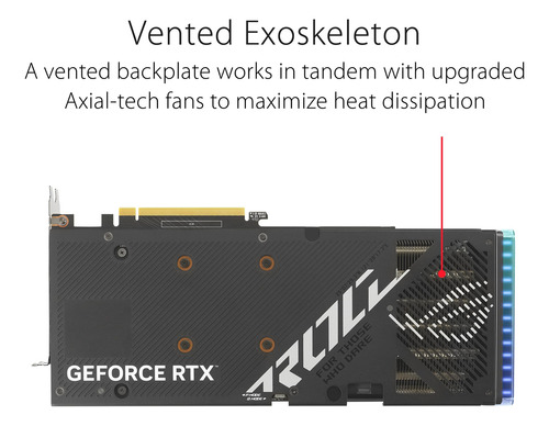 Tarjeta Gráfica Asus Rog Strix Geforce Rtx 4060 Oc 8 Gb Gddr