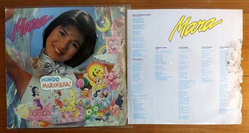 Mara Mundo Maravilla 1988 Disco Lp Vinilo Brasil