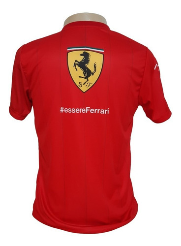 Camiseta Leclerc Ferrari 2021 - Vermelho
