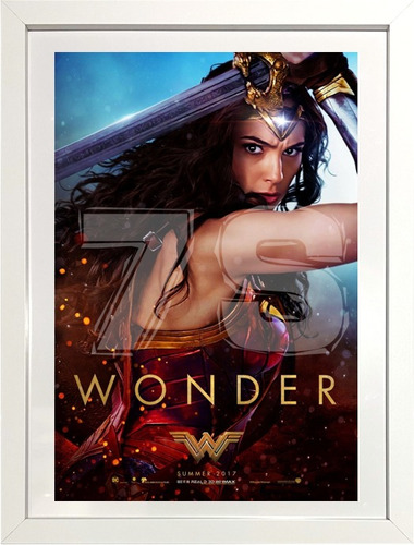 Póster De Wonder Woman: Afiche Rostro Ww