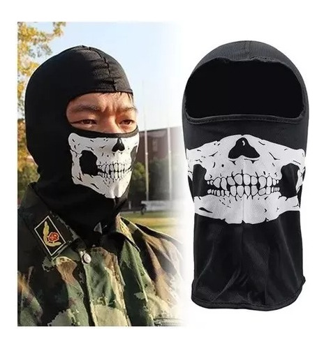 Pasamontañas Máscara Calavera Para Motoqueros, Ciclistas,etc