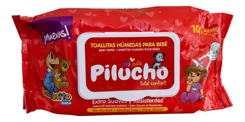 Toallitas Húmedas Para Bebe Pilucho 100 Unidades