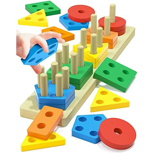 Montessori Toys For 1 2 3 Year Old Boys Girls Toddlers,...