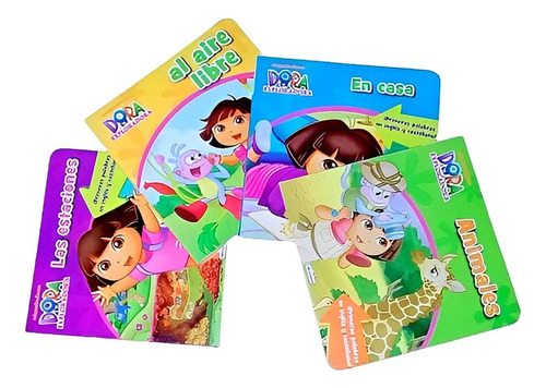 Silant Lote X 4 Libros Dora La Exploradora Tapa Dura Nuevos!