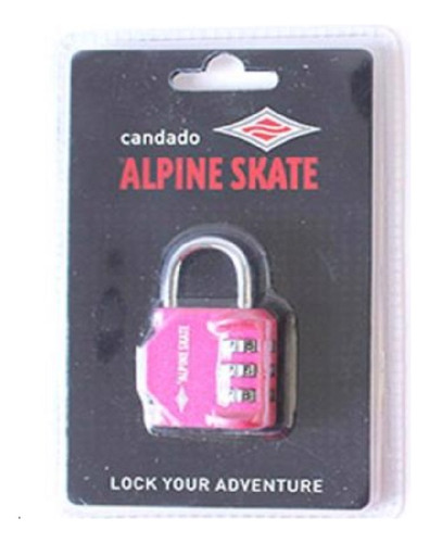 Candado Seguridad P/ Valija Alpine Skate Combinación Cuadrad