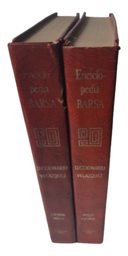 Diccionario Inglés Español / 2 Tomos / Enciclopedia Barsa