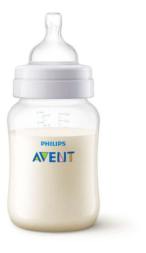 Mamadera Anticólicos Philips Avent Scf813/19 260 Ml Color Blanco