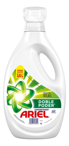 Detergente Liquido Ariel Concentrado Doble Poder 1.8 Litros