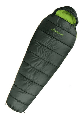 Sleeping Bag Faros Montañismo Momia Evermann Climas 0°c Color Gris