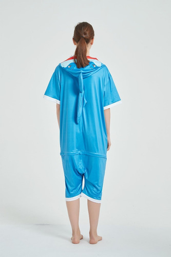 Imagen 8 de 9 de Tiburon Pijama Kigurumi Enterito De Verano Kawaii