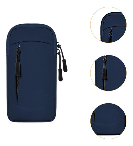Bolsa De Brazo De Teléfono Inteligente De Azul Oscuro