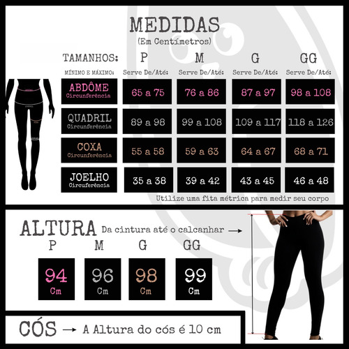 Imagem 4 de 9 de Up Legging Básica Cós Alto Suplex Grosso Zero Transparência