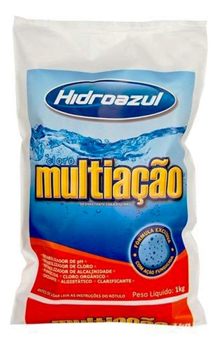 Cloro Multiação Saco 1kg Hidroazul