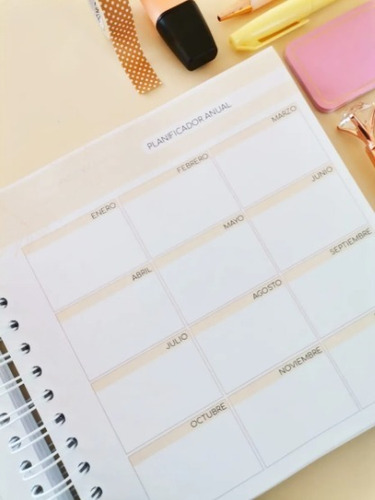 Planner Atemporal, Agenda Perpetua, Personalizada