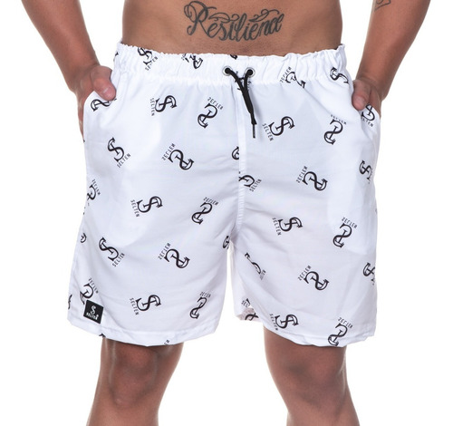 Shorts Mauricinho Masculino De Tectel Ideal Para Praia Verão