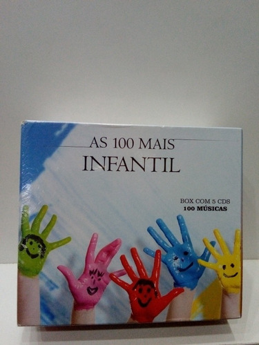 As 100 Mais Infantis, Box Lacrado Com 5 Cds